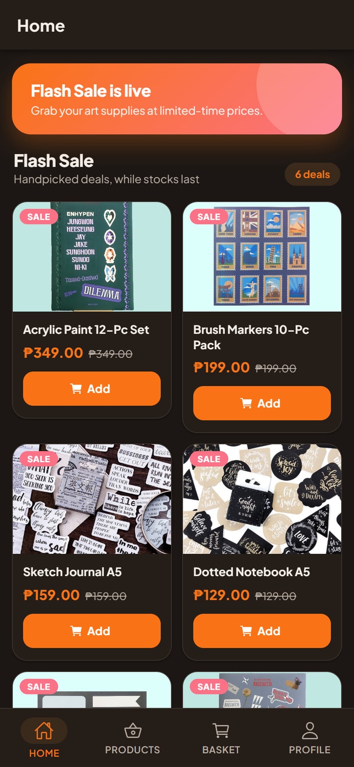 Mamimili shopping app